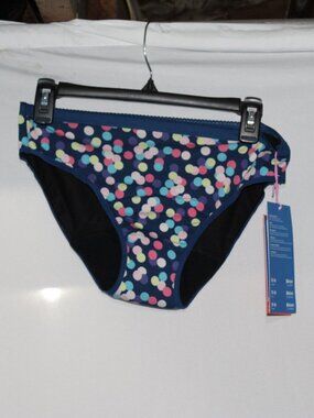NWT Thinx (BTWN) Multicolored Polka Dot All Day Bikini Period Underwear